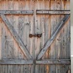 New YIGER Rustic Country Barn Wood Door Digital Printing Polyester Shower  Curtain rustic country shower curtains