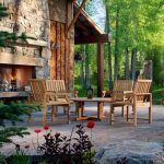 Unique Decked Out outdoor fireplace patio