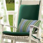 Chic Image of: Outdoor Rocking Chair Cushions Strips outdoor rocking chairs with cushions