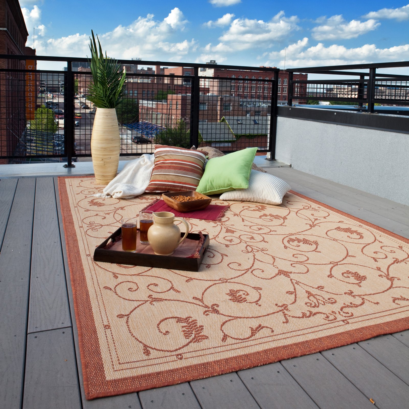 Cozy ... Flower Outdoor Rugs For Patios ... outdoor rugs for decks and patios