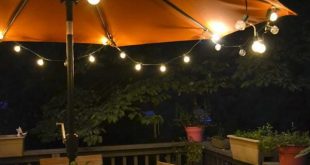 Stunning #DIY #Patio umbrella #lights patio umbrella lights