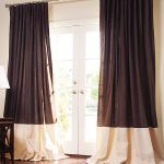 Photos of Bordered Linen + Linen Custom Drapes custom drapery panels