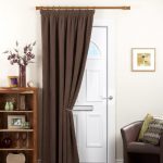 Photos of Chenille Spot Chocolate Thermal Door Curtain thermal door curtain