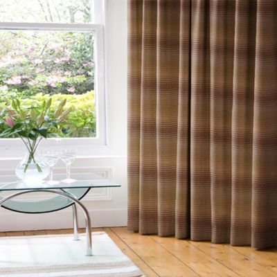 Photos of Cheyenne Moss/Taupe Lined Pencil Pleat Curtains tartan pencil pleat curtains