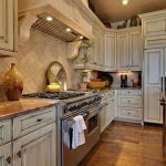 Photos of distressed white kitchen cabinets - for Paige...looks great with the marble rustic white kitchen cabinets
