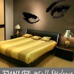 Photos of Giant EYE Large huge salon wall sticker decal stencil transfer mural art wall stickers for adults bedroom