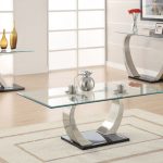 Photos of Glass Living Room Table Sets Rectangle Contemporary Clear Glass Top Coffee living room glass table sets