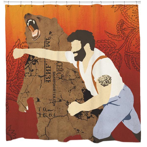 Photos of Haymaker Shower Curtain cool shower curtains for men