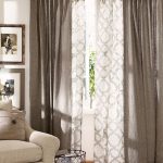 Photos of Layer curtains in the living room. Love this pattern and curtain design ideas for living room