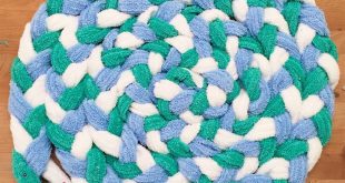 Photos of Recycled Towel Bathmat braided towel rug