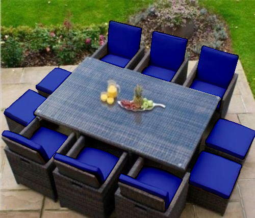 Photos of Replacement-16pc-Cushion-Set-for-10-Seater-Rattan- replacement cushions for rattan garden furniture
