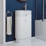 Photos of Rivera White 410 Cloakroom Freestanding Vanity Unit With Sink Lh cloakroom vanity unit
