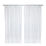 Photos of TERESIA Sheer curtains, 1 pair IKEA white sheer curtains