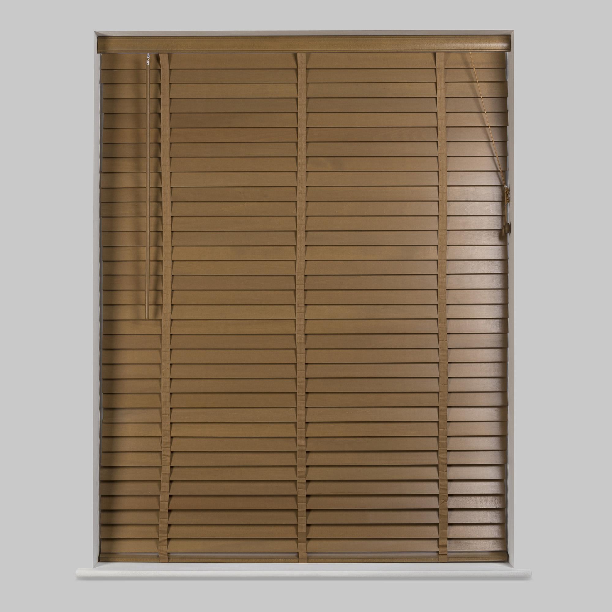 Pictures of 50mm Oak Hardwood Venetian Blind wooden venetian blinds