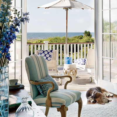 Pictures of Beachy Elegance elegant coastal living rooms