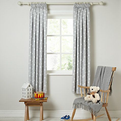 Pictures of Buy little home at John Lewis Star Pencil Pleat Blackout Lined Curtains nursery blackout curtains