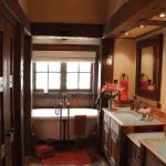 Pictures of Rustic Bathroom with Clawfoot Soaking Tub rustic bathroom decor ideas