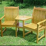 Pictures of Solid Oak Garden Love Seat - !!! SALE SALE SALE ! garden love seat