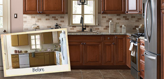 Pictures of We Bring the Showroom to You refacing kitchen cabinets