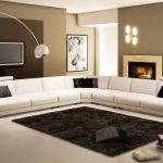Popular 954 Contemporary White Italian Leather Sectional Sofa italian leather sofas contemporary