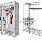 Popular Clothes Wardrobe--Metal Frame Wardrobe (99W125N) metal frame wardrobe