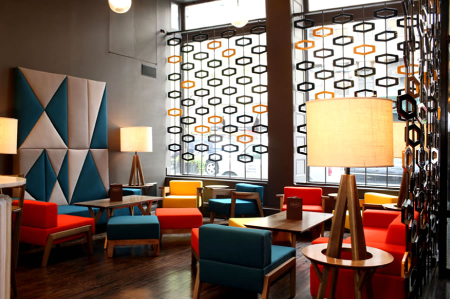 Popular Contemporary Restaurant Lounge Interior Design Gravy Flatiron District  Manhattan NYC lounge interior design