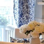 Popular curtains blue and white : ... white curtains kvist pair living room curtains blue and white floral curtains