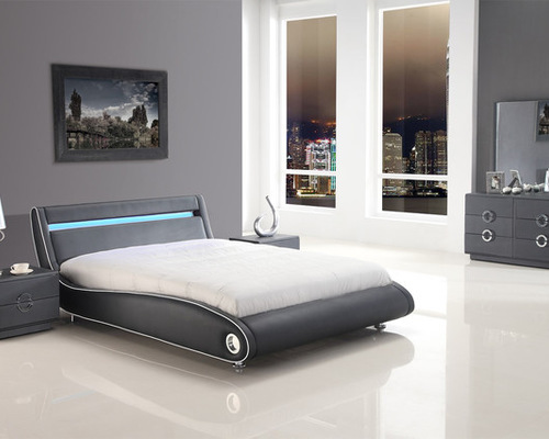 Popular Exclusive Leather Platform Bedroom Sets feat. Light - Bedroom Furniture Sets modern bedroom furniture sets