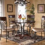 Popular Exquisite Round Kitchen Table Sets with Marble Surface: Elegant Dining Furniture round kitchen table and chairs
