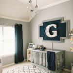 Popular Graysonu0027s Modern Grey, Navy and White Nursery baby boy room decoration ideas