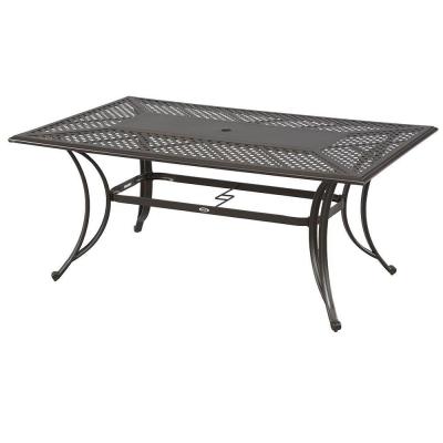 Popular Hampton Bay Fall River Rectangular Patio Dining Table-DY11034-TT - The Home  Depot rectangle patio table