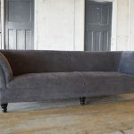 Popular Handmade Grey Marlow Velvet Chesterfield Sofa velvet chesterfield sofa