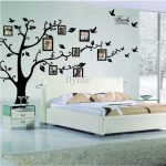 Popular Large Size Black Family Photo Frames Tree Wall Stickers, DIY Home wall stickers home decor