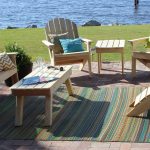 Popular Mixed Rainbow Tones Outdoor Mat outdoor rugs for decks and patios