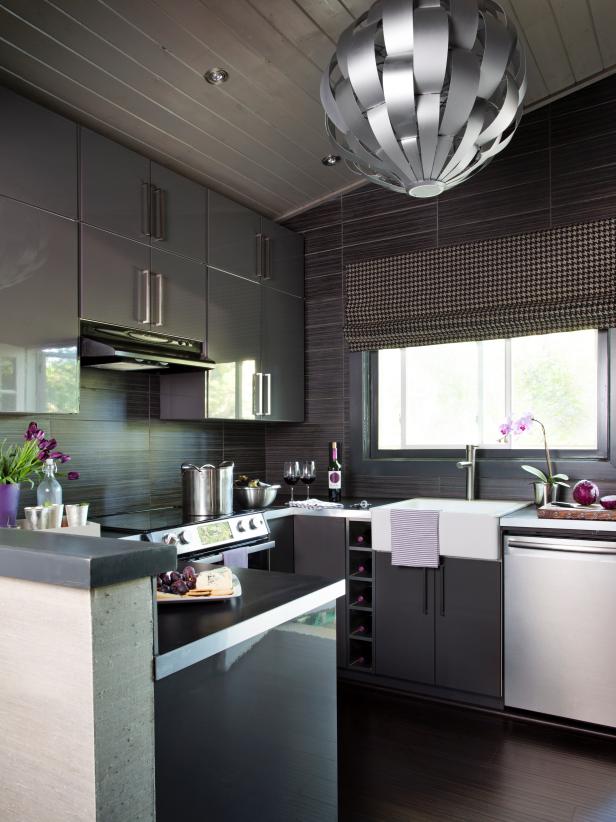Popular Modern Gray Kitchen modern kitchen cabinet ideas