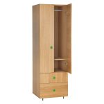 Popular ... POD Kidsu0027 oak double wardrobe with drawers double wardrobe with drawers