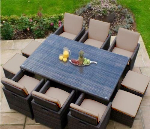 Popular Replacement-16pc-Cushion-Set-for-10-Seater-Rattan- replacement cushions for rattan garden furniture
