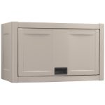 Popular Wall Mount Utility Garage Cabinet - Taupe Image wall mounted storage cabinets