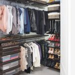 Popular Walnut elfa décor Walk-In Closet walk in closet systems