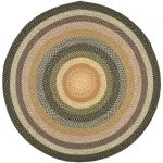 Amazing Safavieh Hand-woven Indoor/Outdoor Reversible Multicolor Braided Rug (6u0027  Round) round woven rug