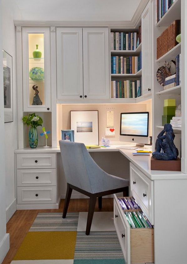 Cool 20 Home Office Designs for Small Spaces small office space design ideas for home