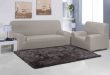 Luxury Beige stretch sofa slipcover