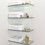 Stunning 100 Floating Shelves Perfect For Storing Your Belongings glass shelving for bathroom
