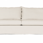 Stunning Above: The Washington 91-Inch Sofa is slipcovered in Belgian linen; $5,300  from linen slipcover sofa