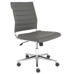 Stunning alex armless low back office chair in white contemporary office chairs