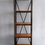 Stunning All Images metal and wood bookcase