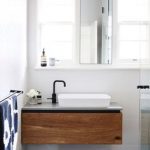 Stunning bathroom idea. Timber VanityWood VanityModern Small ... small floating bathroom vanity