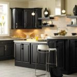 Stunning Black paint colors for kitchen cabinets with lighting paint color ideas for kitchen cabinets