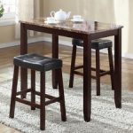 Stunning Daisy 3 Piece Counter Height Pub Table Set bar height pub table sets