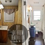 Stunning DIY Budget Bathroom Renovation Reveal diy bathroom renovation